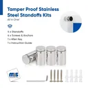 Outdoor Grade 304 Stainless Steel All in One Standoffs (Restored 596)