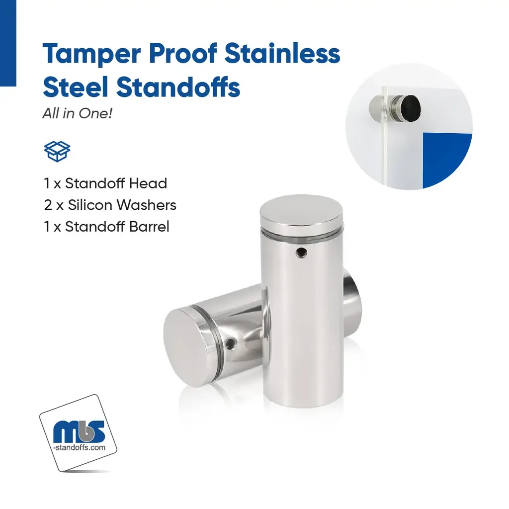 Outdoor Grade 304 Stainless Steel All in One Standoffs (Restored 597)