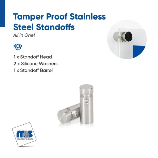 Outdoor Grade 304 Stainless Steel All in One Standoffs (Restored 603)