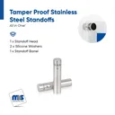 Outdoor Grade 304 Stainless Steel All in One Standoffs (Restored 605)