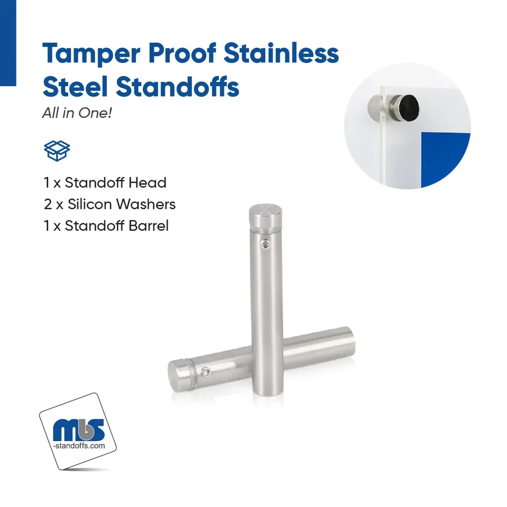 Outdoor Grade 304 Stainless Steel All in One Standoffs (Restored 607)