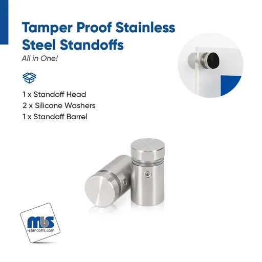 Outdoor Grade 304 Stainless Steel All in One Standoffs (Restored 611)