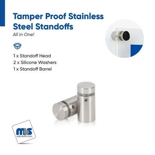 Outdoor Grade 304 Stainless Steel All in One Standoffs (Restored 613)