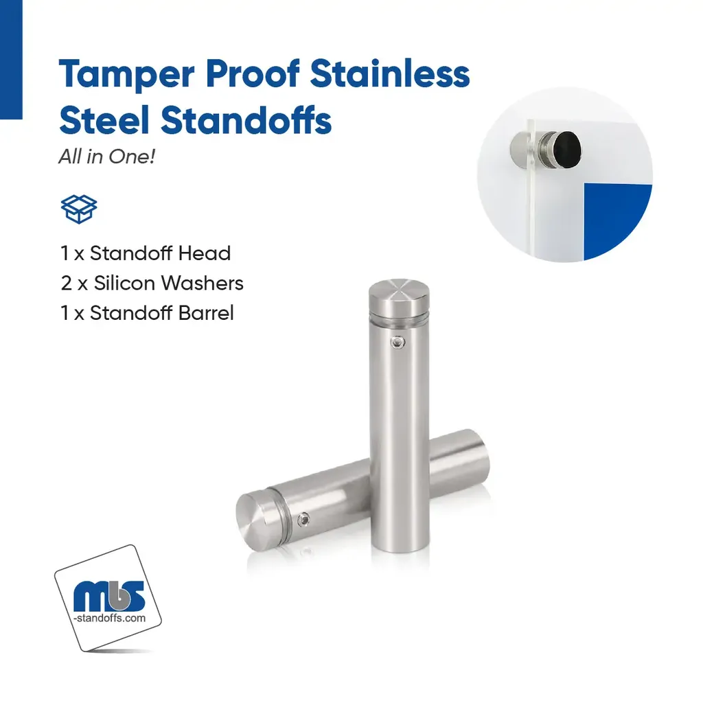 Outdoor Grade 304 Stainless Steel All in One Standoffs (Restored 617)