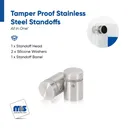 Outdoor Grade 304 Stainless Steel All in One Standoffs (Restored 621)