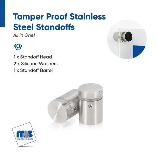 Outdoor Grade 304 Stainless Steel All in One Standoffs (Restored 621)
