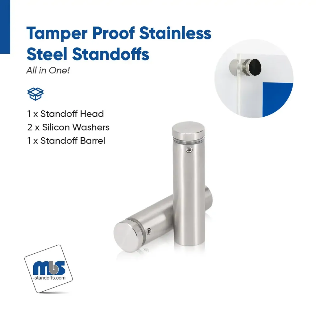 Outdoor Grade 304 Stainless Steel All in One Standoffs (Restored 627)
