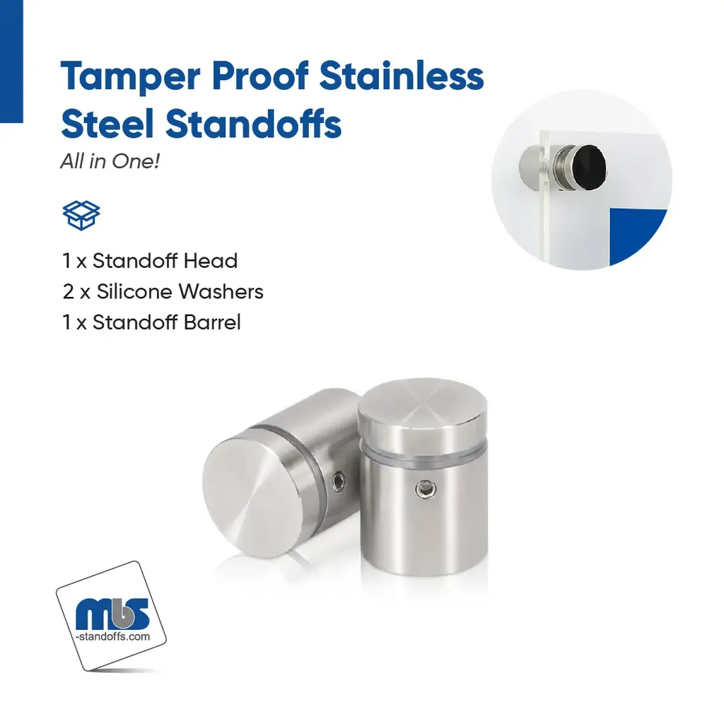 Outdoor Grade 304 Stainless Steel All in One Standoffs (Restored 631)