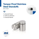 Outdoor Grade 304 Stainless Steel All in One Standoffs (Restored 633)