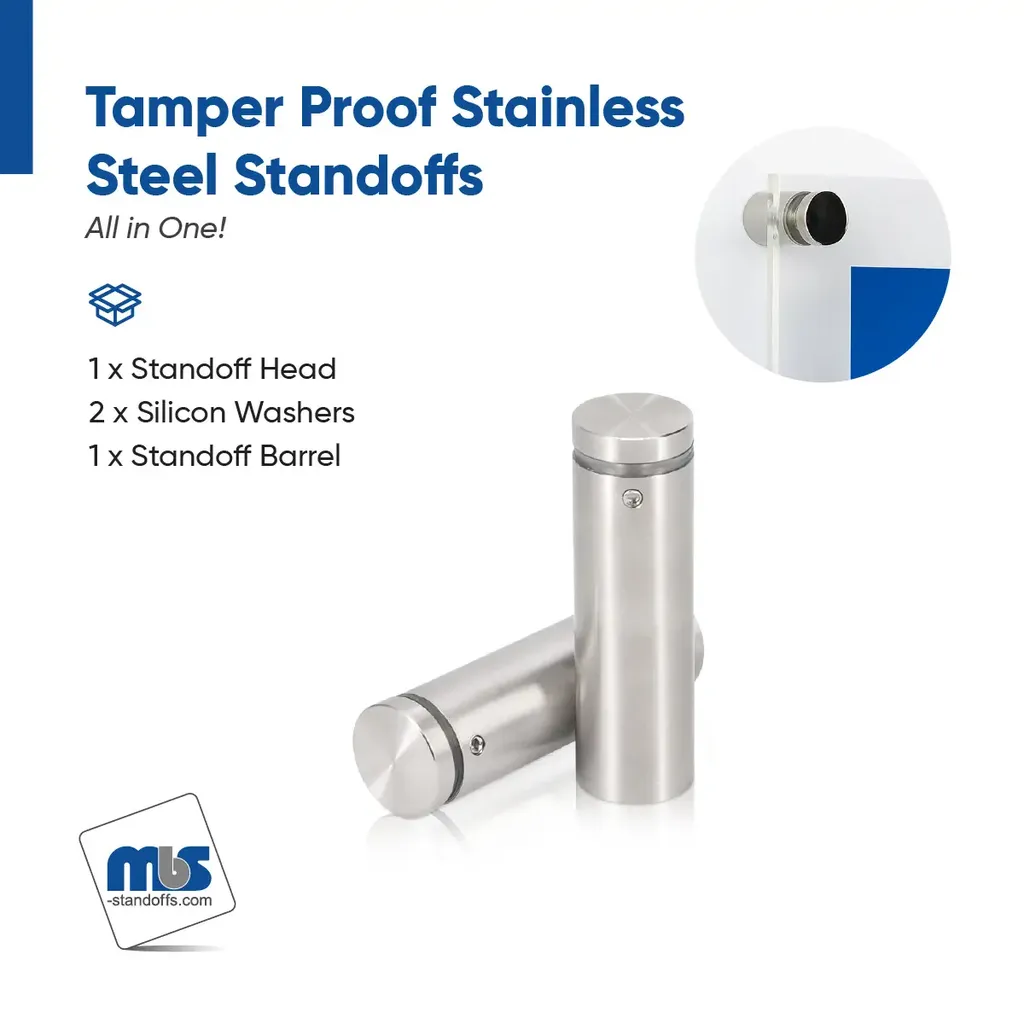Outdoor Grade 304 Stainless Steel All in One Standoffs (Restored 637)