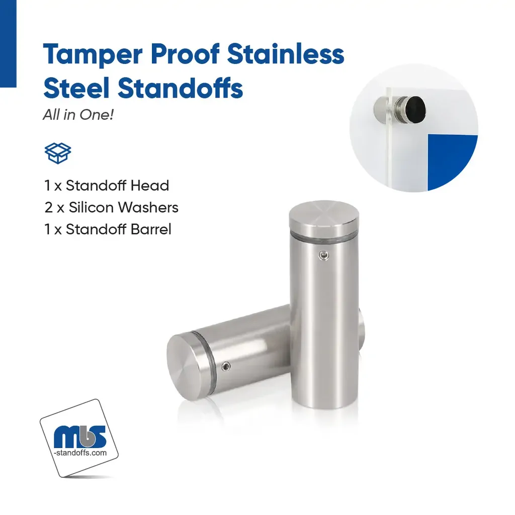 Outdoor Grade 304 Stainless Steel All in One Standoffs (Restored 647)