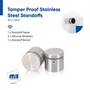 Outdoor Grade 304 Stainless Steel All in One Standoffs (Restored 651)