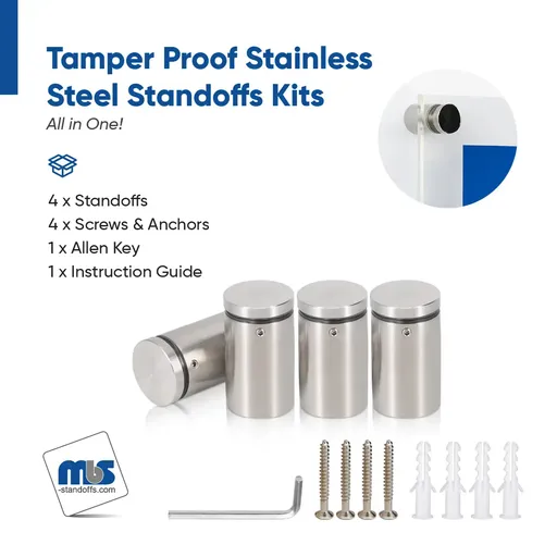 Outdoor Grade 304 Stainless Steel All in One Standoffs (Restored 656)