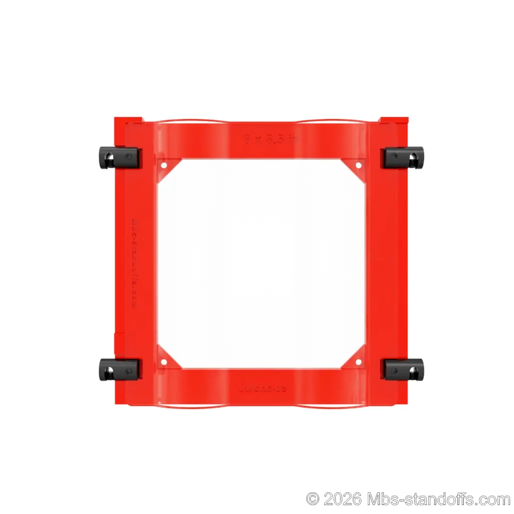 Double-Bottle Wavy Cradle Fork Alignment Jig for 1/4" Rod Mount | Float Wine Display System | 8.25"x8.5"