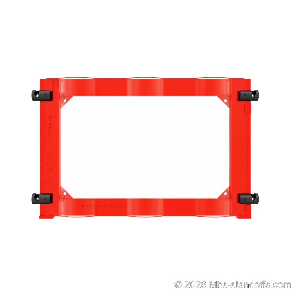 Triple-Bottle Wavy Cradle Fork Alignment Jig for 1/4" Rod Mount | Float Wine Display System | 6.25"x8.25"