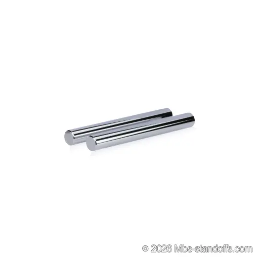 [WP075-700CP] Tempranillo Wine Wall Peg - Cork-Forward 1-Bottle, 7" Length x 3/4" Diameter, Aluminum Chrome Mirror Electroplated (Set of 2)