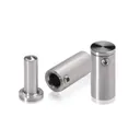 Indoor Grade 201 Stainless Steel Tamper Proof Flat Head Standoffs (Restored 477)