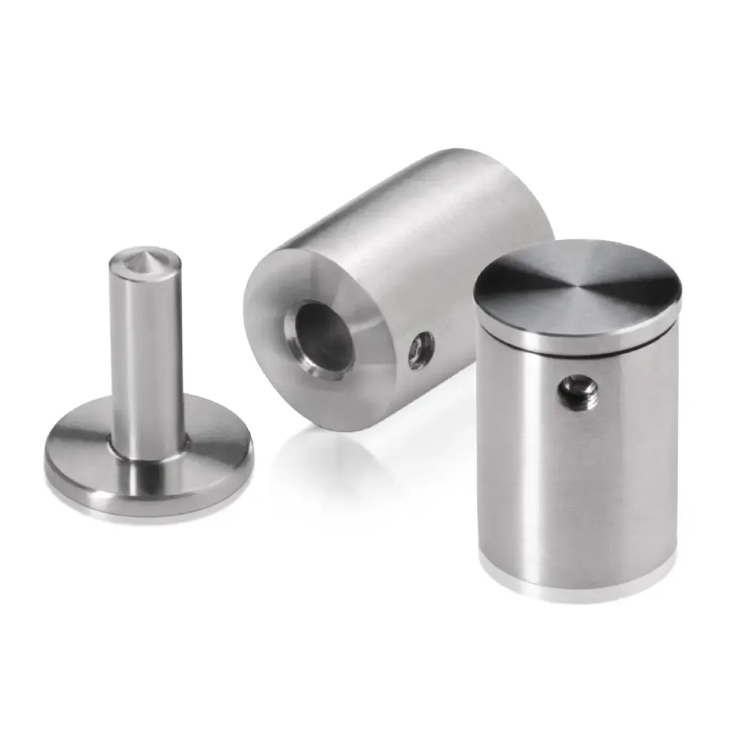 Indoor Grade 201 Stainless Steel Tamper Proof Flat Head Standoffs (Restored 489)