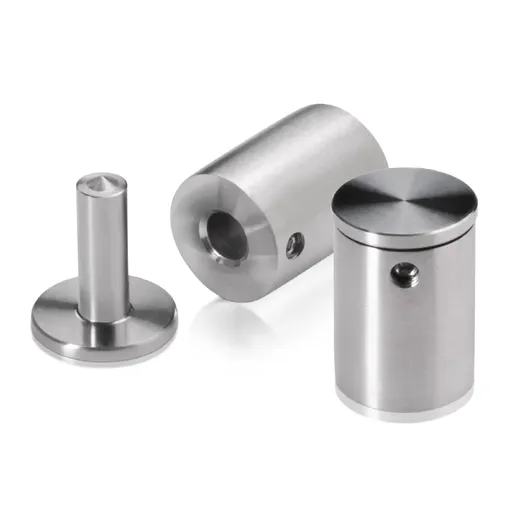 [GS075-100S] Indoor Grade 201 Stainless Steel Tamper Proof Flat Head Standoffs (Restored 489)