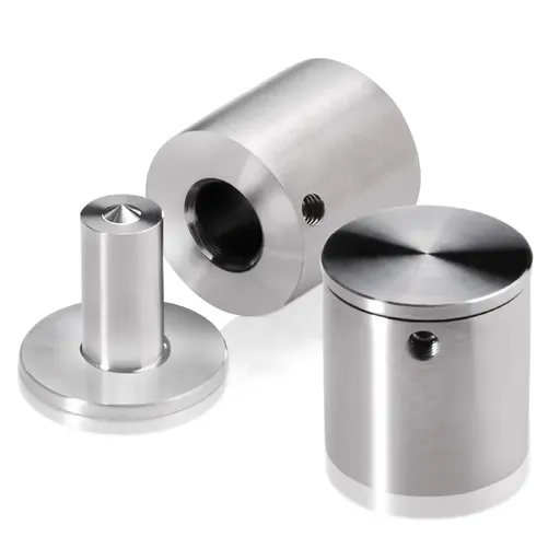 [GS100-100S] Indoor Grade 201 Stainless Steel Tamper Proof Flat Head Standoffs (Restored 501)