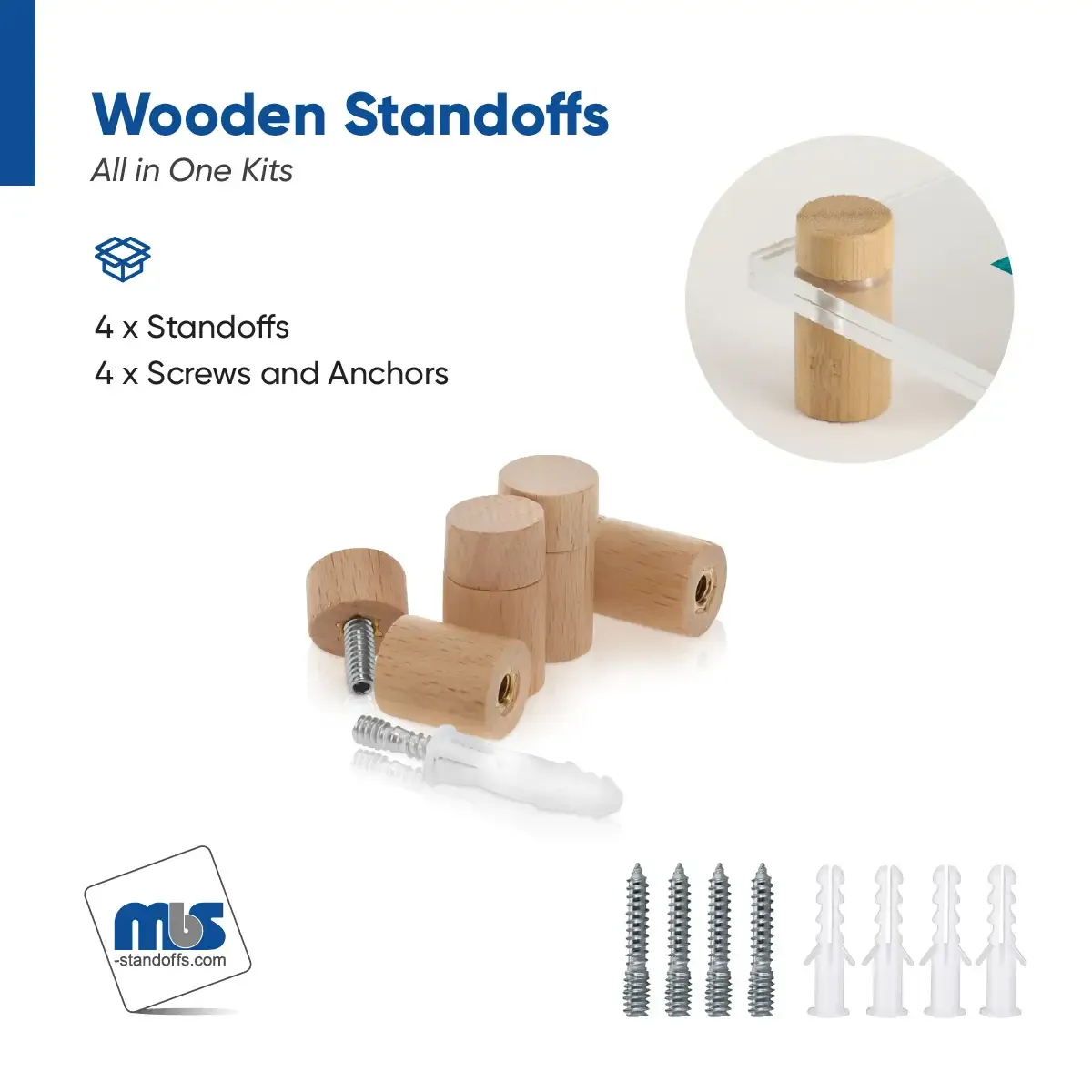 Wooden Standoffs Kit (Restored 9)