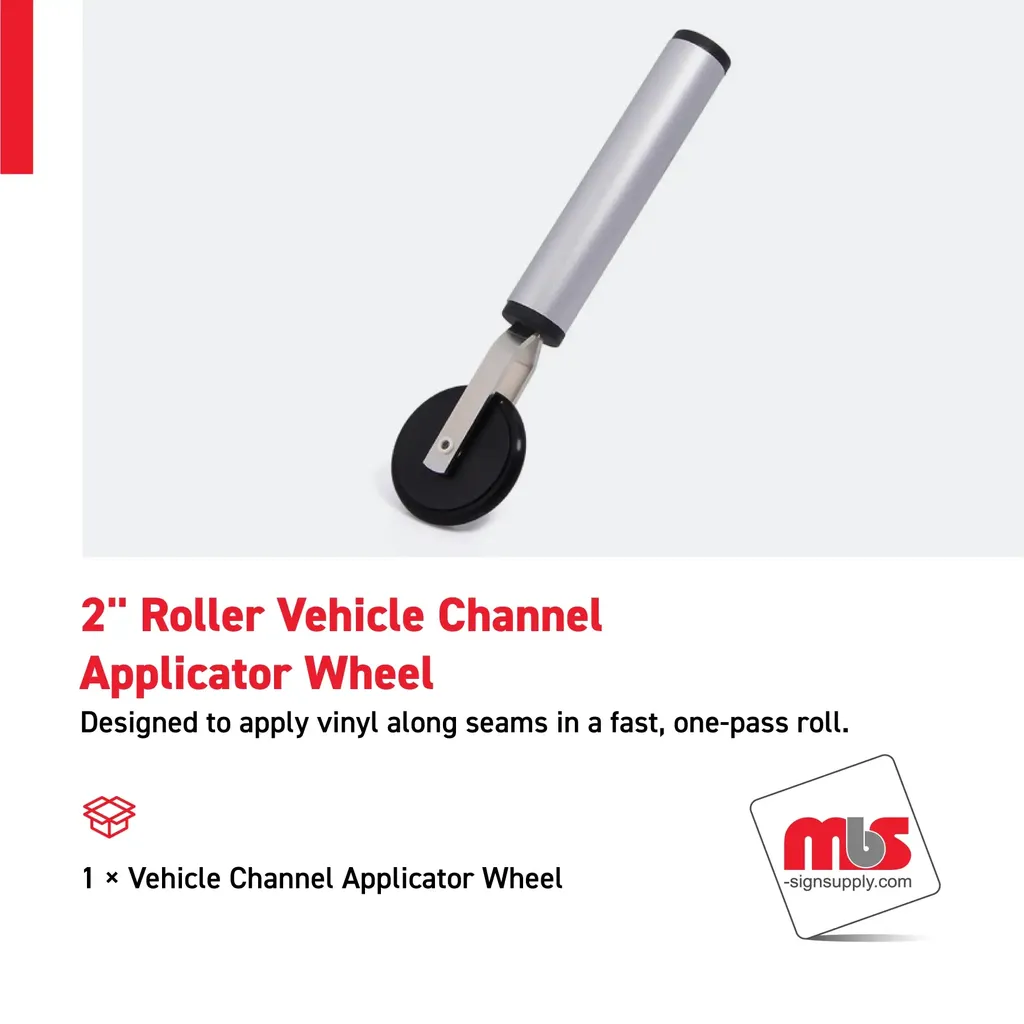 2'' Roller Vehicle Channel Applicator Wheel