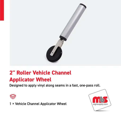 [VR-0111] 2'' Roller Vehicle Channel Applicator Wheel