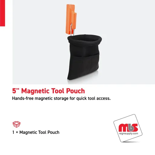 [TB-0104] 5'' Magnetic Tool Pouch