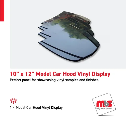 [AC-0101] 10'' x 12'' Model Car Hood Vinyl Display