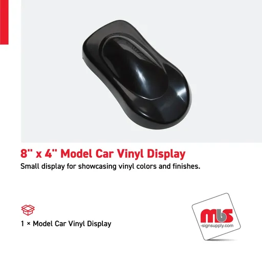 [AC-0102] 8'' x 4'' Model Car Vinyl Display