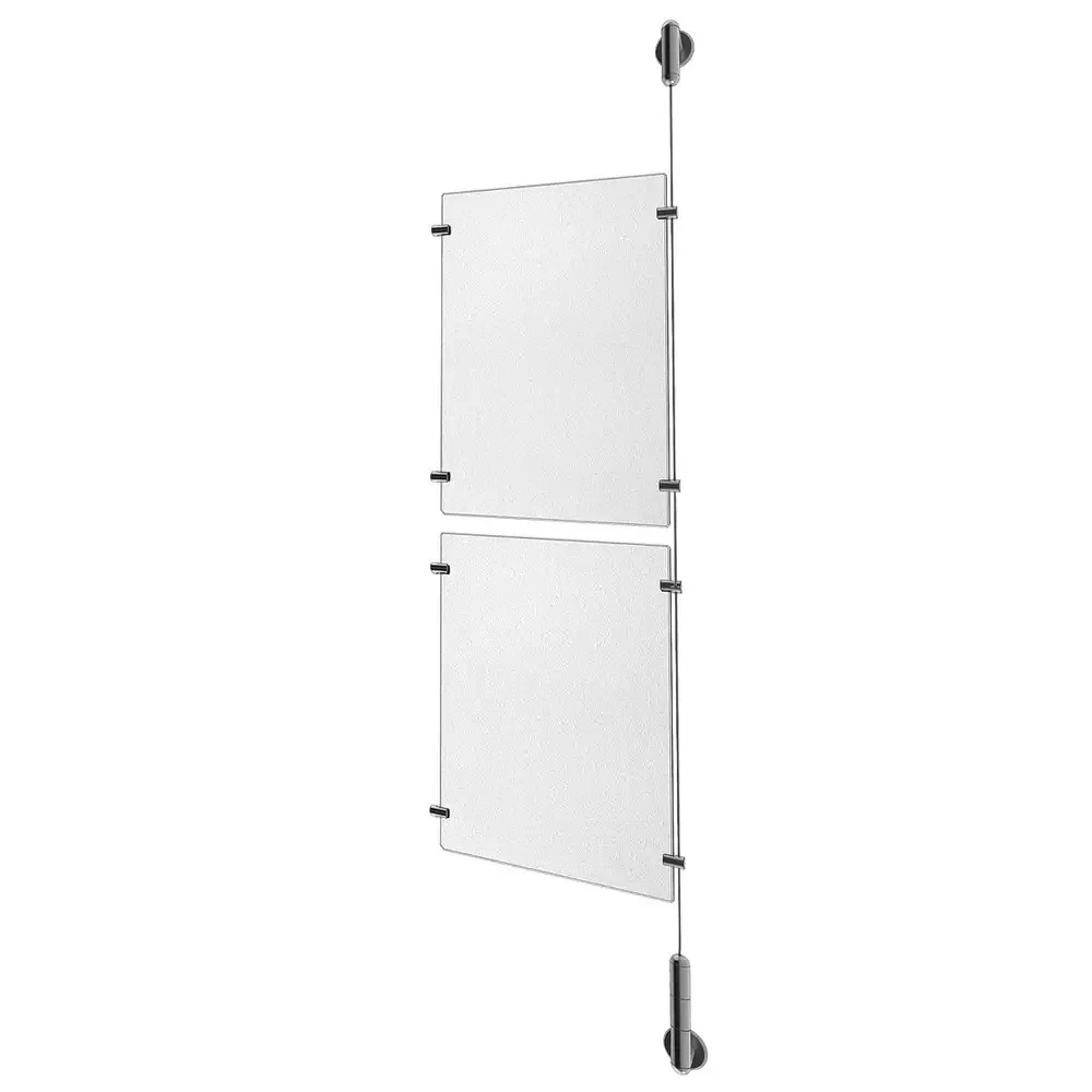 Clear Acrylic Sign Holder Extension Kit for Media 2 x 8.5'' x 11''