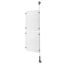 Clear Acrylic Sign Holder Extension Kit for Media 2 x 8.5'' x 11''