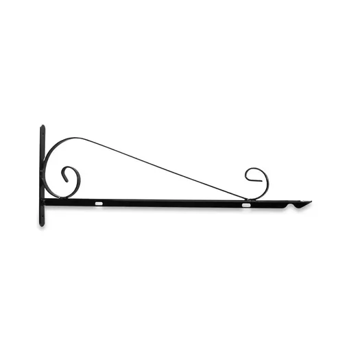 [SBV-24SB] 24" Black Horizontal Value Bi Spiral Steel Sign Bracket