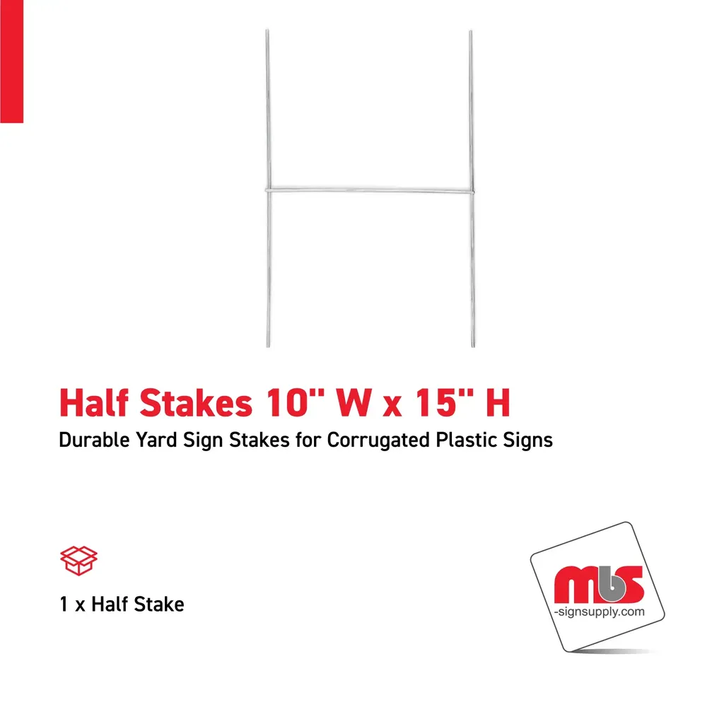 Half Stakes 10" x 15"