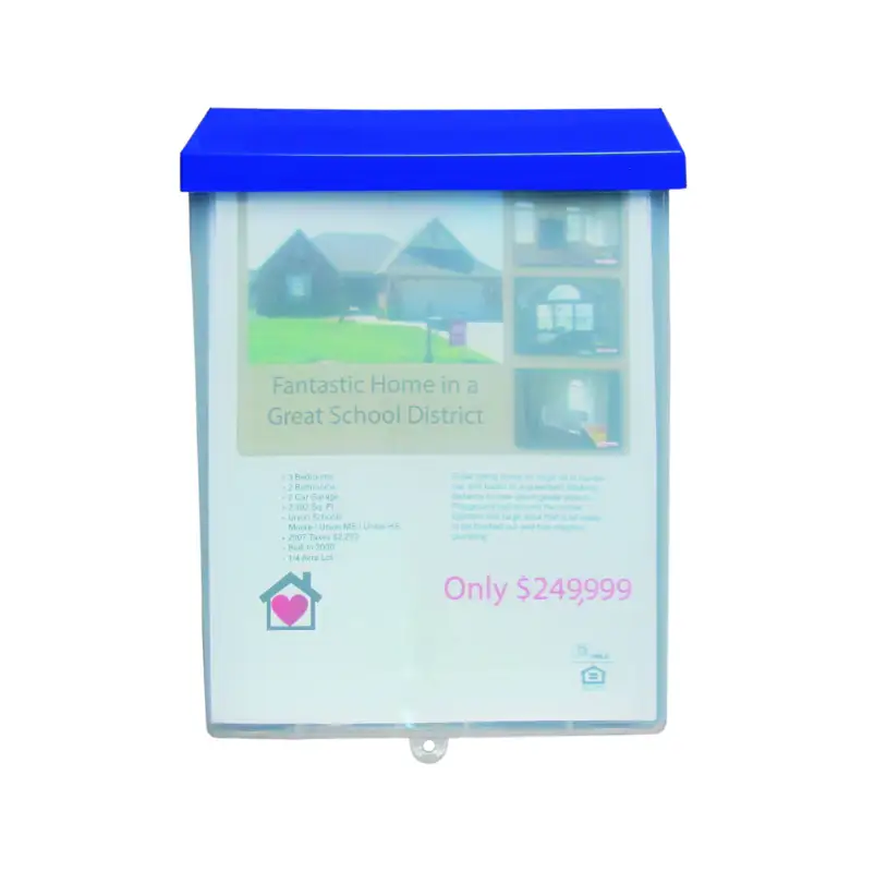 Plasticade Brochure Box 10'' Wide x 13.½'' Tall