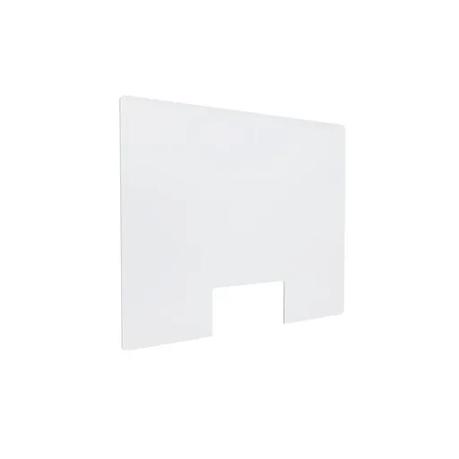 [ASG23X30C] Clear Acrylic Sneeze Guard 23-1/2'' Wide x 30'' Tall (10'' x 5'' Cut Out) x 0.157'' Thickness