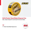Olfa Pocket Sized Blade Disposal Can