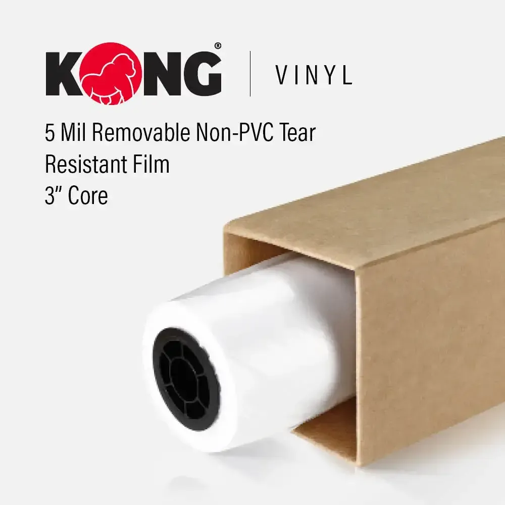 8.5" Circle 5 MIL Removable Non-PVC Tear Resistant Film