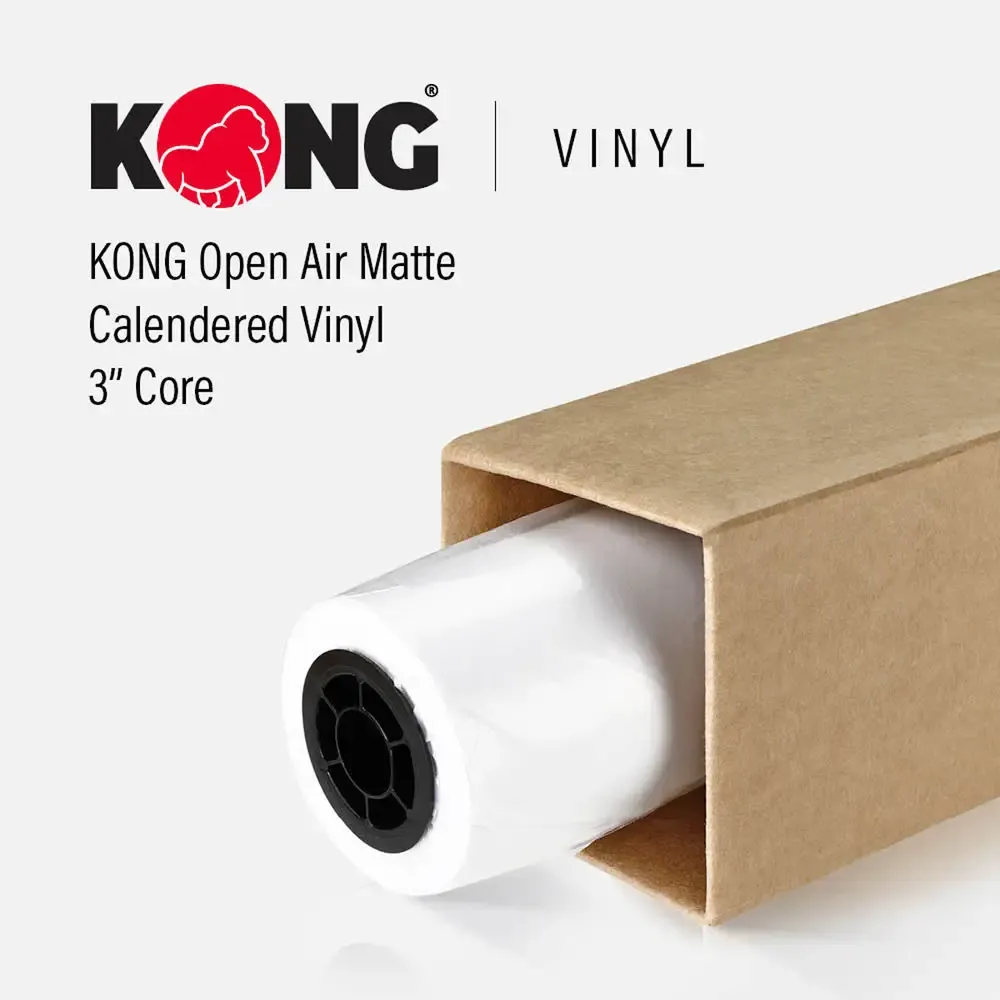 54" x 150' Roll - KONG Open Air Matte Calendered Vinyl