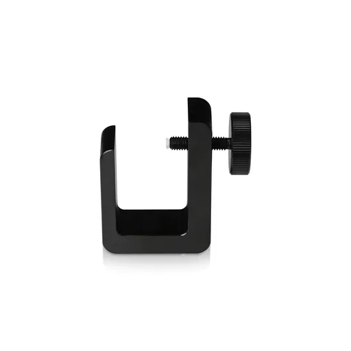 [CP175MB] ''Set of 2,  Clamp, Aluminum Matte black Anodized Finish, to Accommodate 1'' to 1-1/8'' Counters. Hold up to 1/4'' material thickness M6 Set screw need 3mm Allen Wrench''