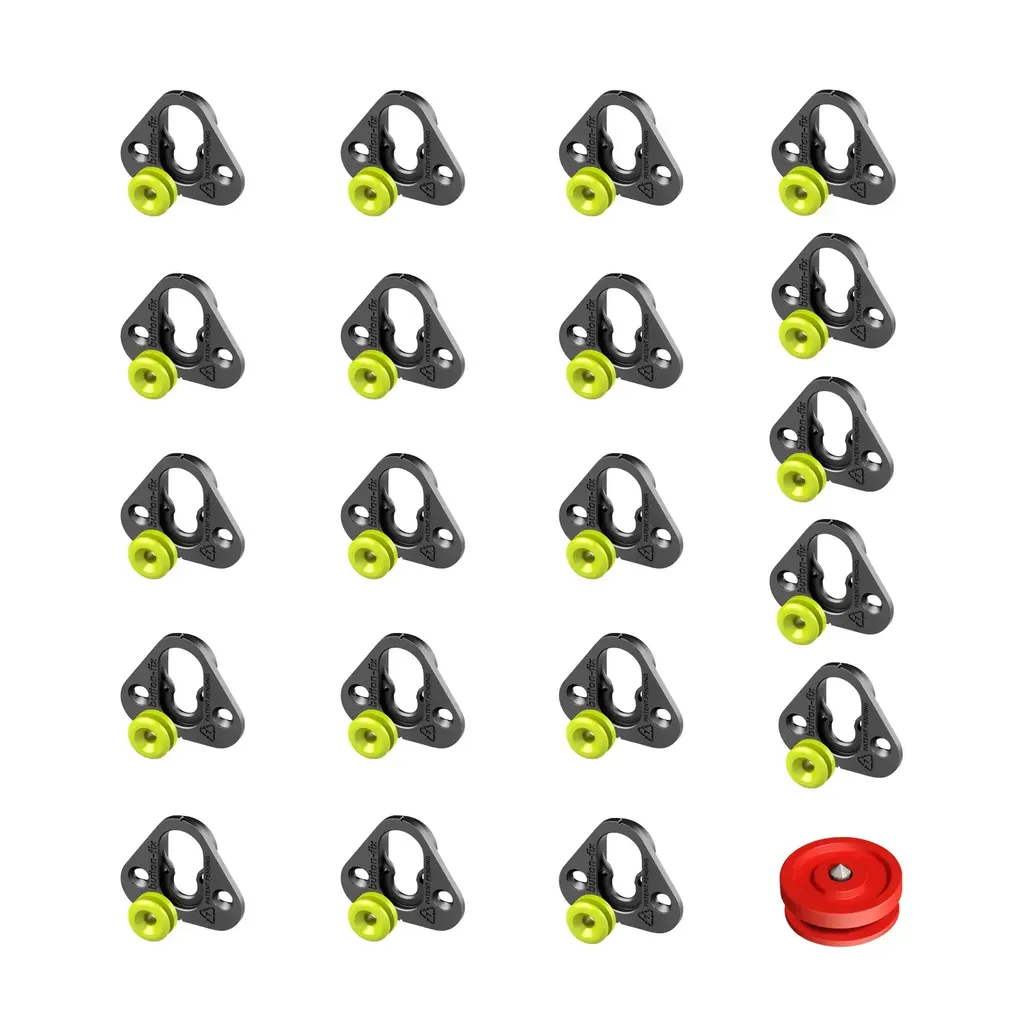 Button Fix Type 1 Bracket Marker Guide Kit Connecting Parallel Panels x20 + 1 Marker Tool
