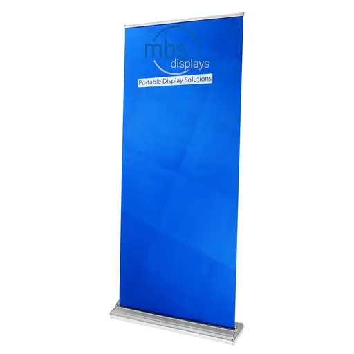 [RBSS003] Premium Roll-up Reusable Banner Stand, Adjustable Height, holds 33.5''x82'' - stand only