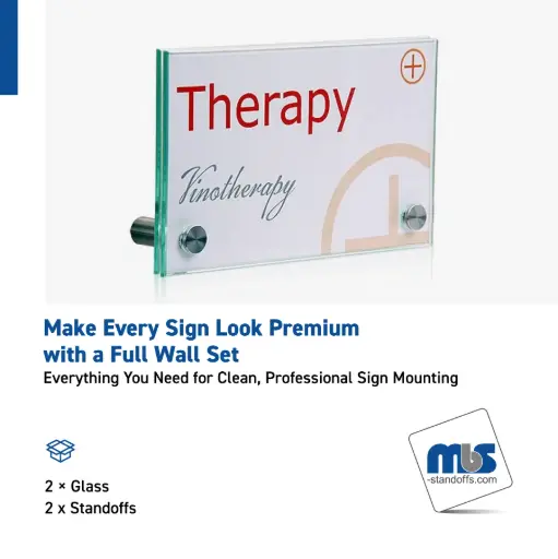 [FS9] Full Set Wall Sizes 6 5/8'' x 4'', Standoff: 2/3''''