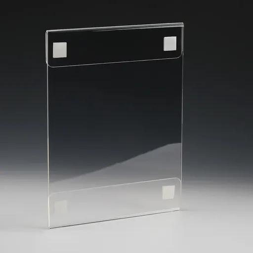 [AC8511V] Clear Acrylic Frame for Media 8.5'' x 11'' (With  3M Velcro)