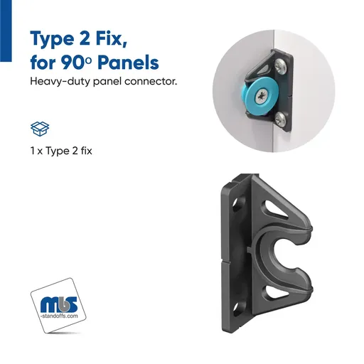 [171-004-1] Type 2 Fix, for 90º Panels